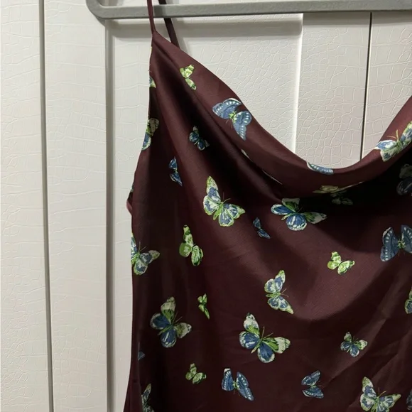 Urban Outfitters satin butterfly dress